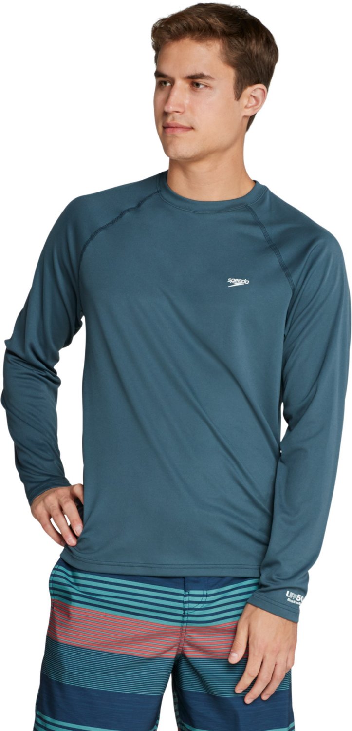 men's adidas rash guard swim tee