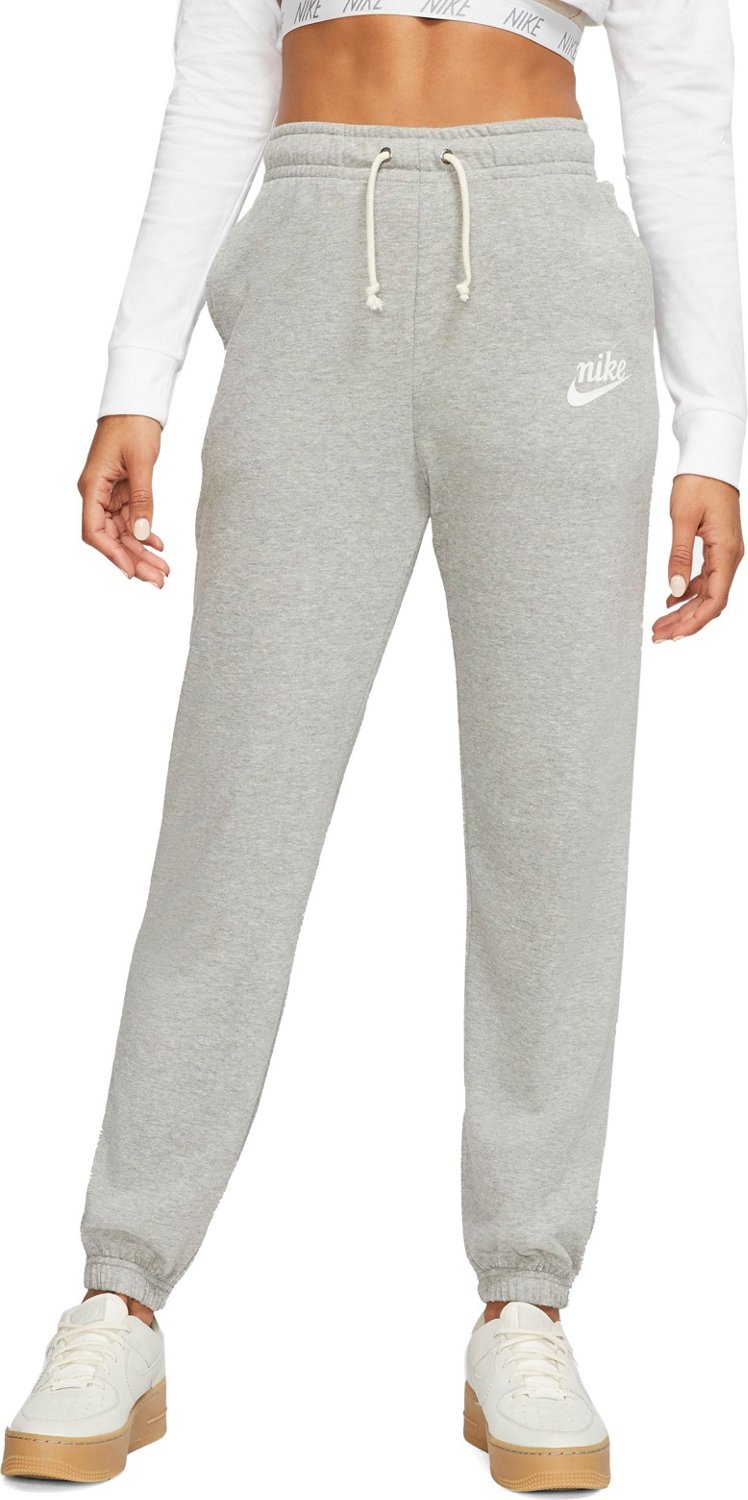 nike sweatpants women gray