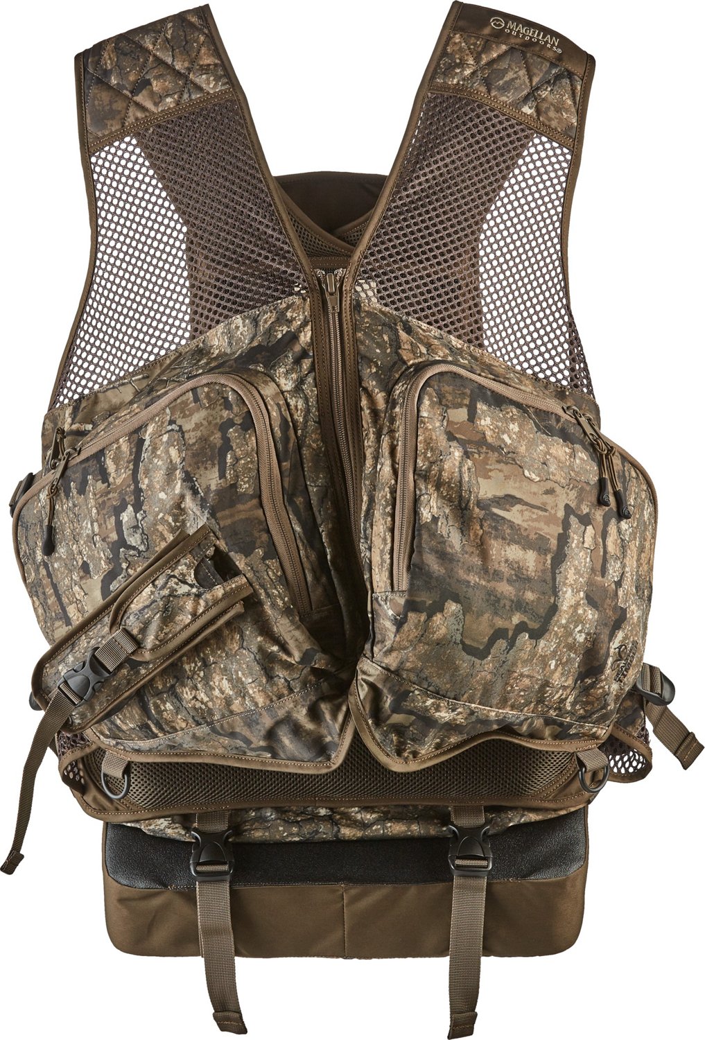 Magellan Outdoors Men's Camo Deluxe Turkey Hunting Vest Academy