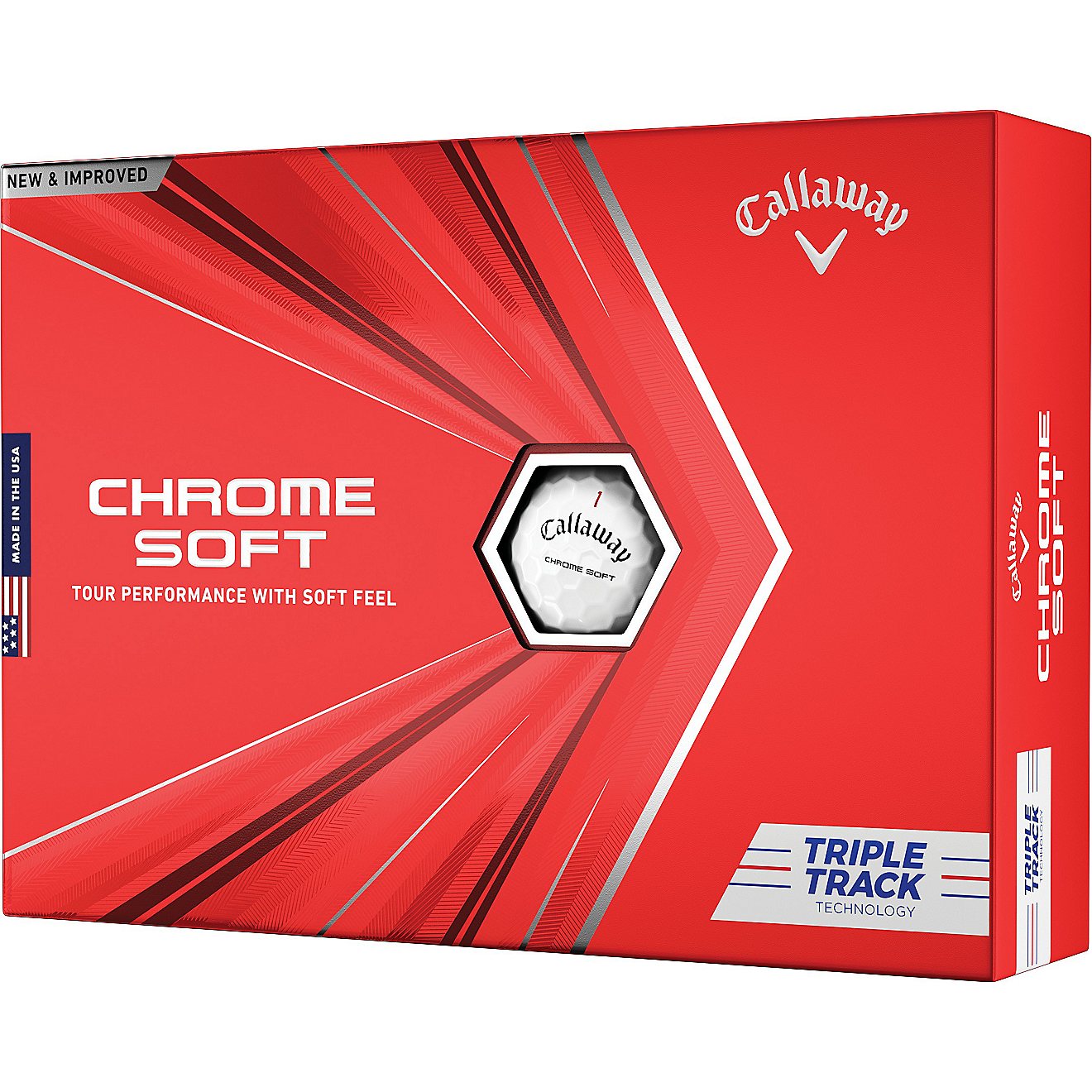 Callaway Chrome Soft Triple Track 2020 Golf Balls 12-Pack                                                                        - view number 1