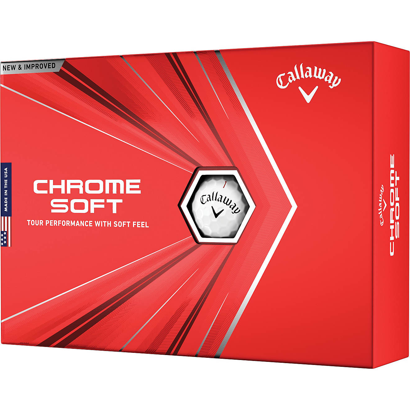 Callaway Chrome Soft 20 Golf Balls 12-Pack - Prior Gen                                                                           - view number 1