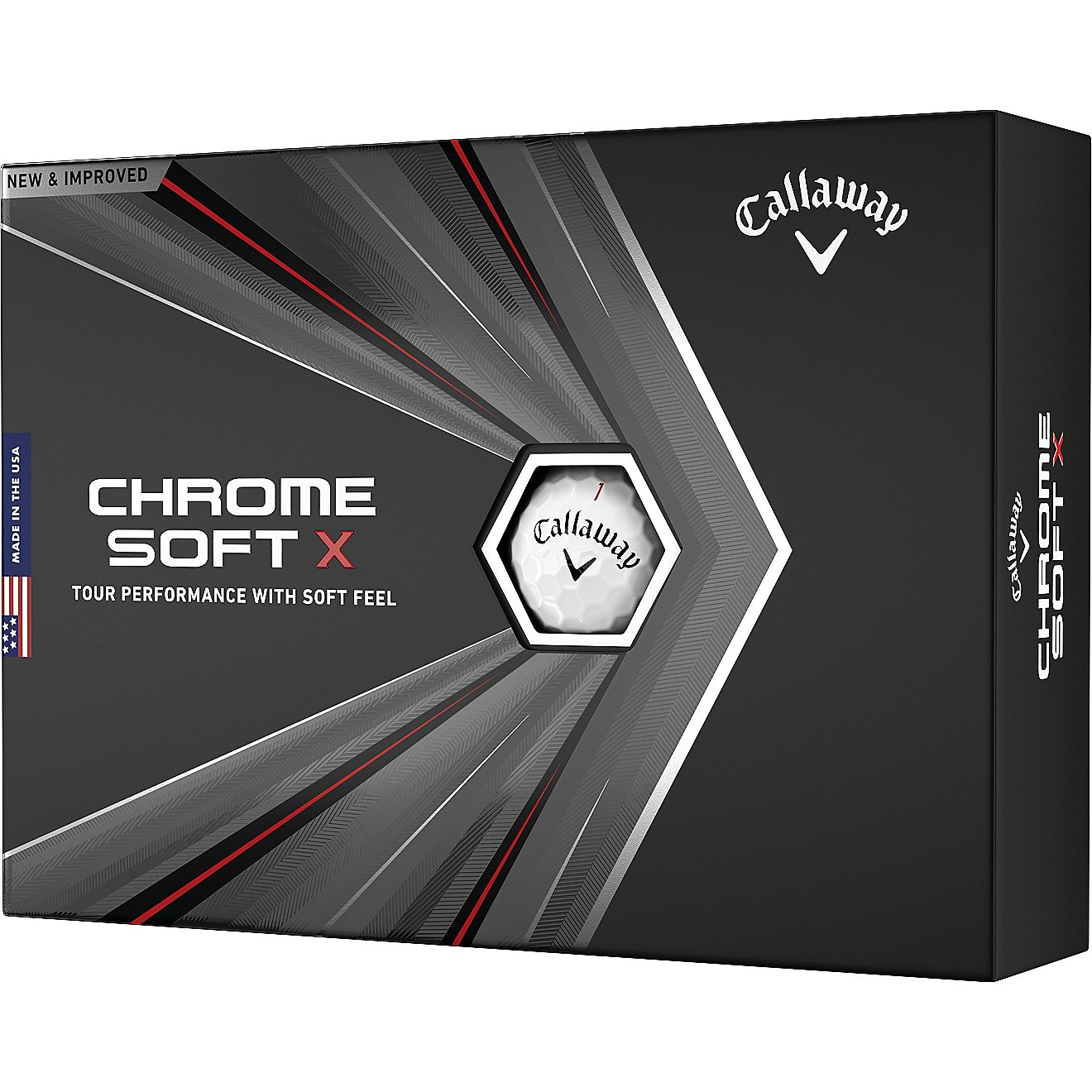 Callaway Chrome Soft X 20 Golf Balls 12-Pack                                                                                     - view number 1