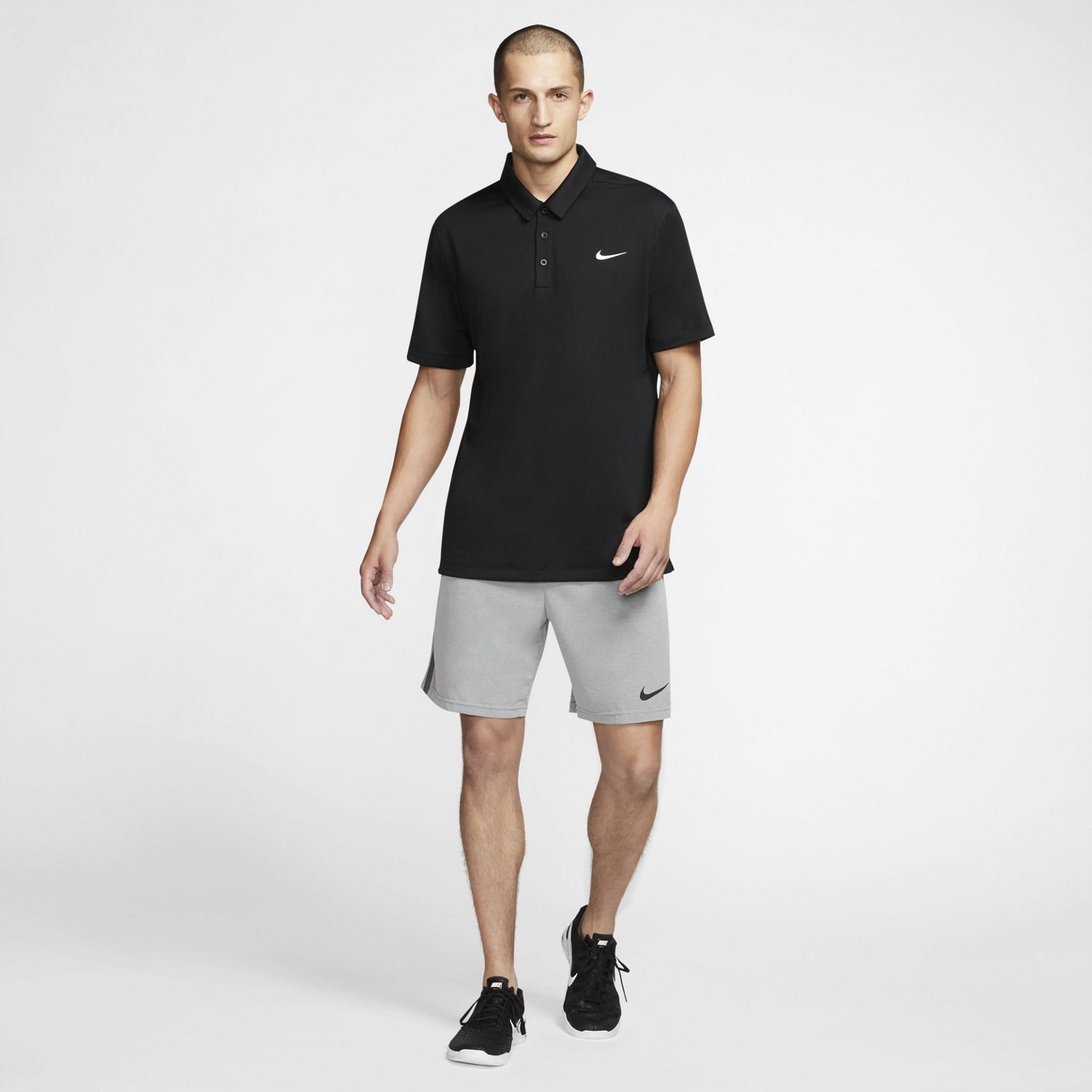 Nike Men's DriFIT Football Polo Shirt Academy