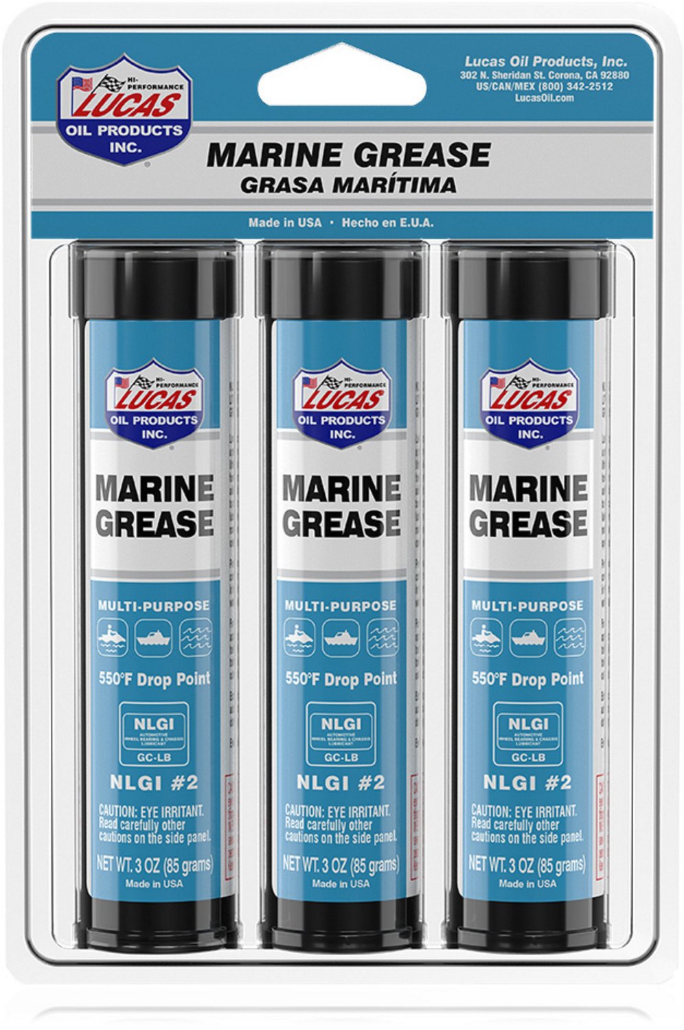 Lucas Oil 3 oz Marine Grease Tubes 3Pack Academy