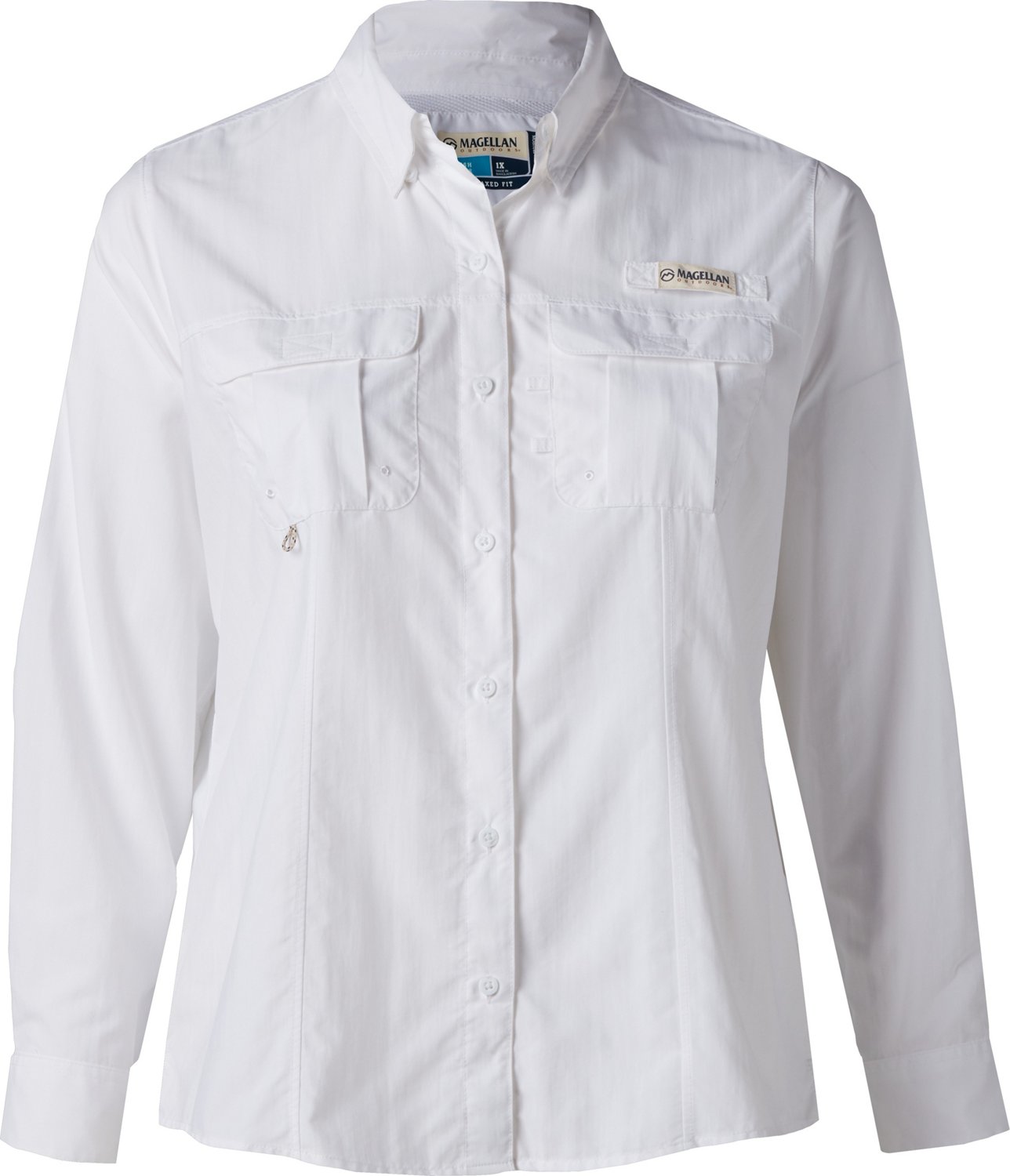 Magellan Outdoors Women's Laguna Madre Long Sleeve Plus