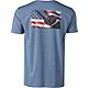 Browning Men's Black Lab Flag Graphic T-shirt                                                                                    - view number 1 image