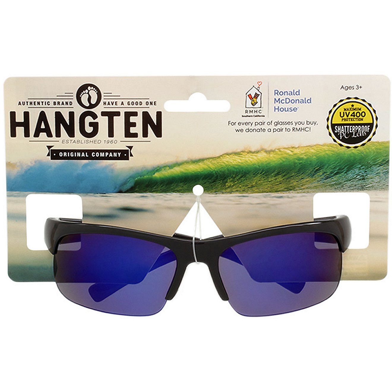 Hang Ten Kids' Sport Semirimless Sunglasses                                                                                      - view number 5
