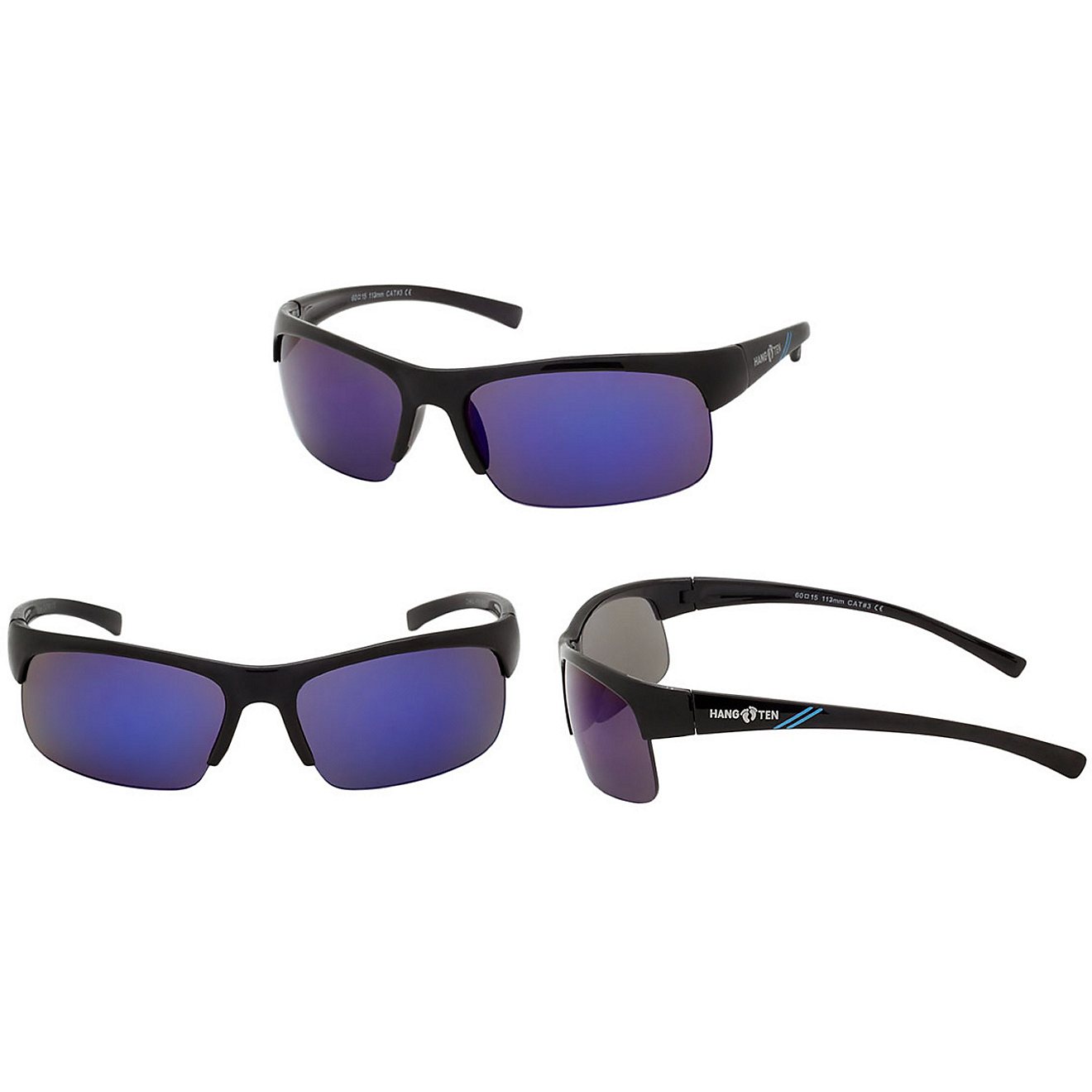 Hang Ten Kids' Sport Semirimless Sunglasses                                                                                      - view number 4