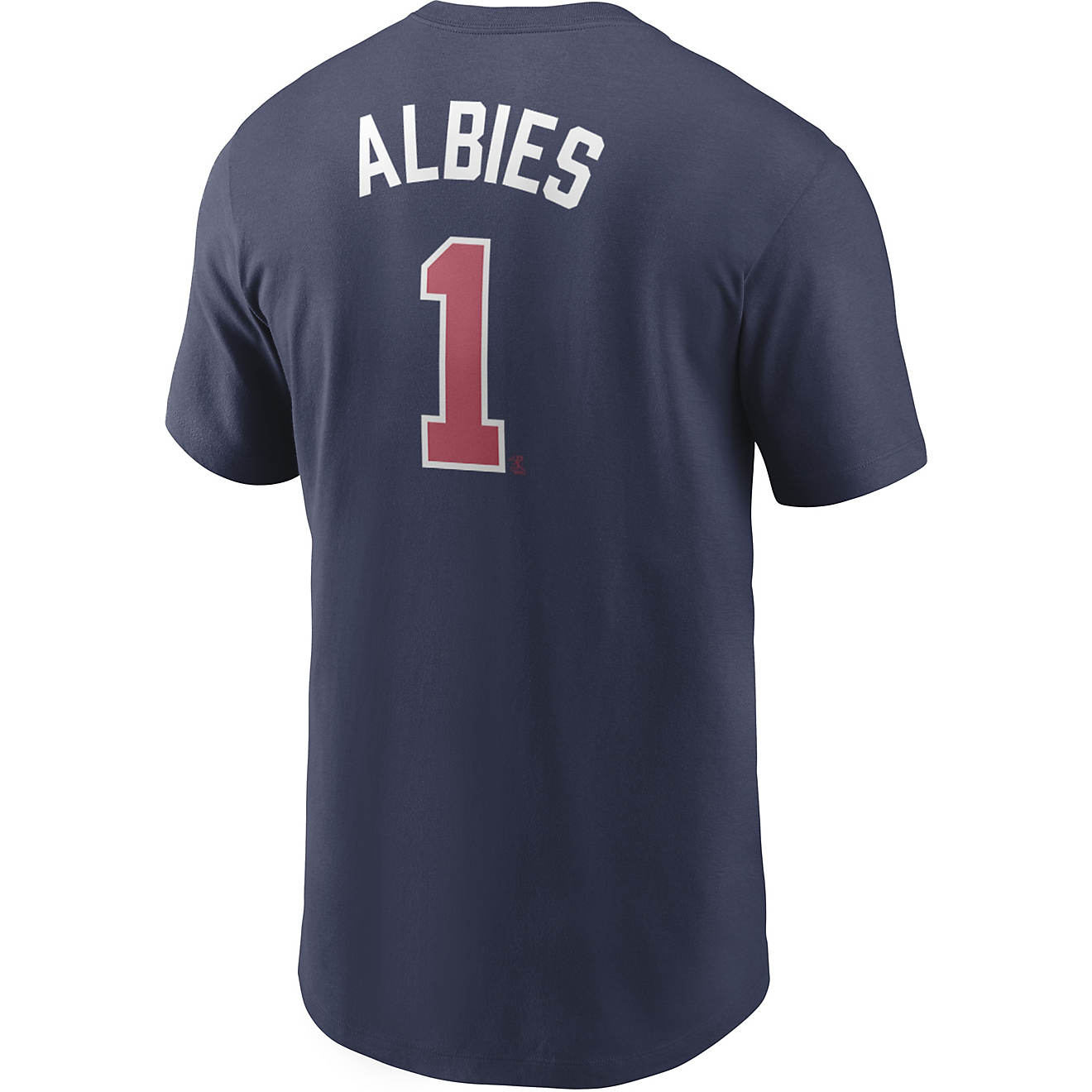 Nike Men's Atlanta Braves Ozzie Albies 1 T-shirt                                                                                 - view number 1