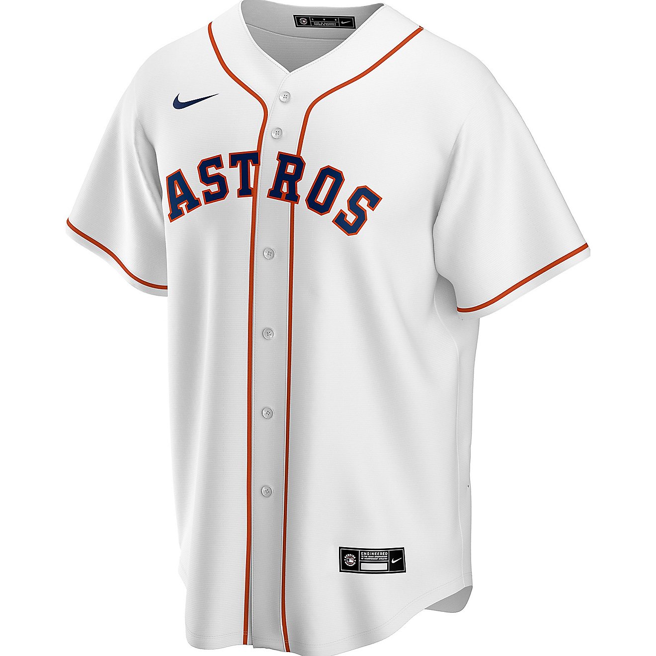 Nike Men's Houston Astros Justin Verlander Official Replica Home Jersey                                                          - view number 2