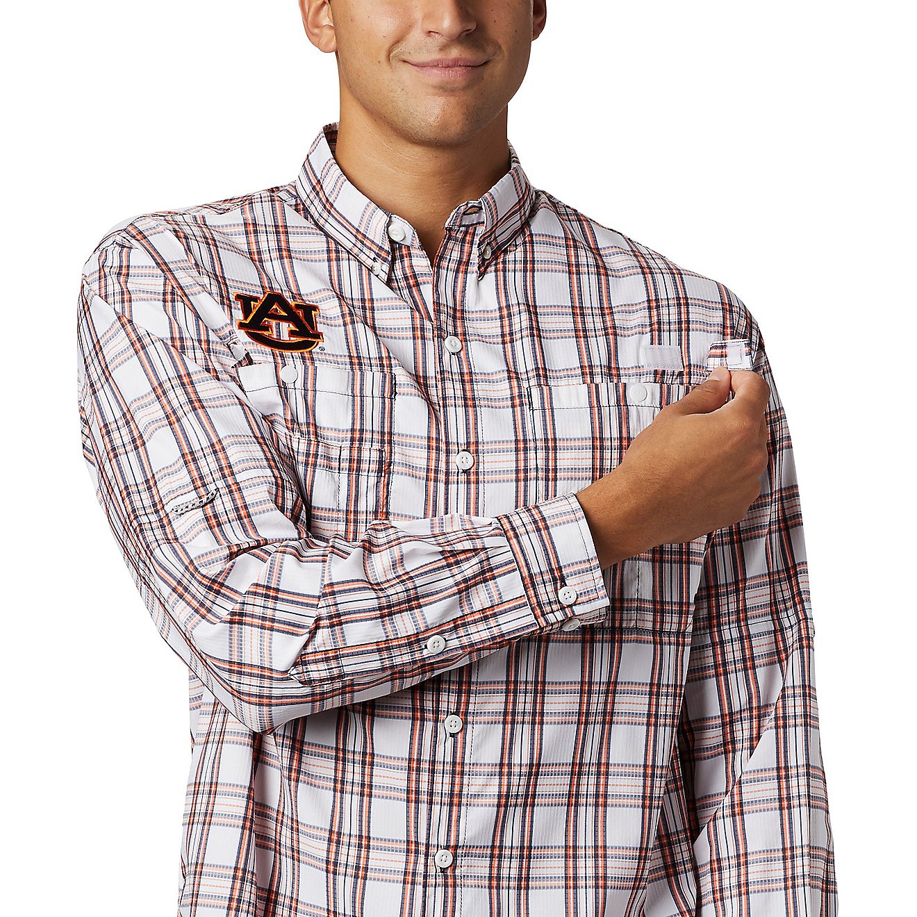 Columbia Sportswear Men's Auburn University Super Tamiami Button Down Shirt                                                      - view number 5