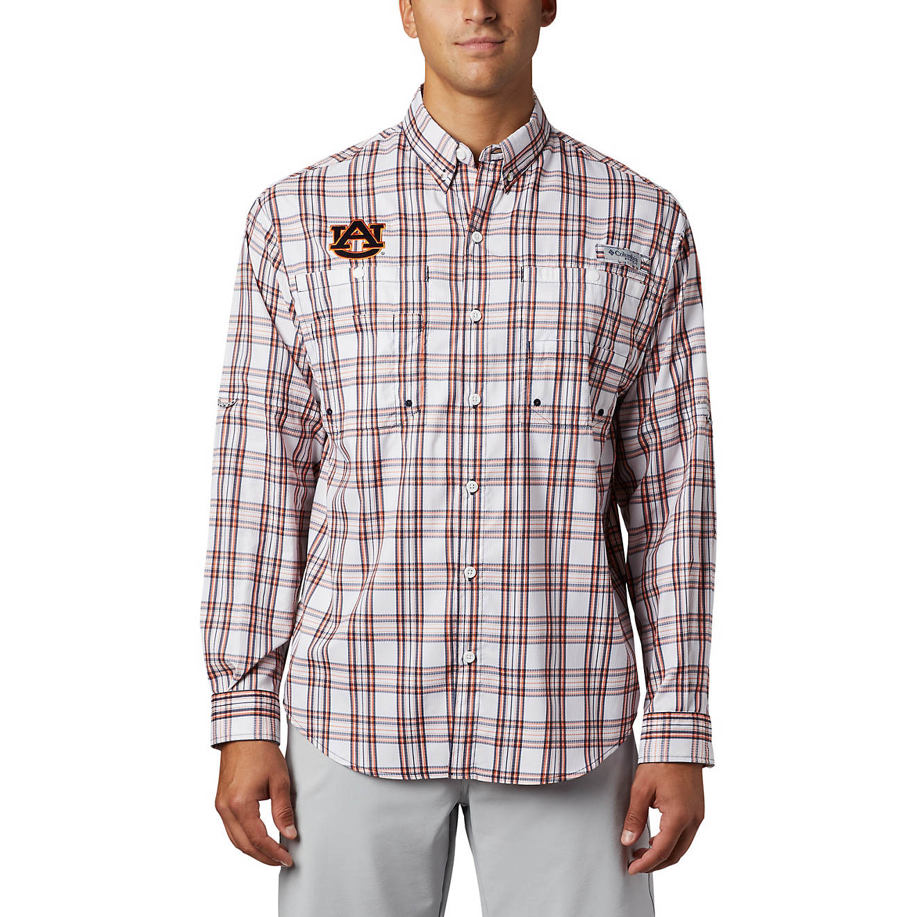 Columbia Sportswear Men's Auburn University Super Tamiami Button Down Shirt                                                      - view number 1
