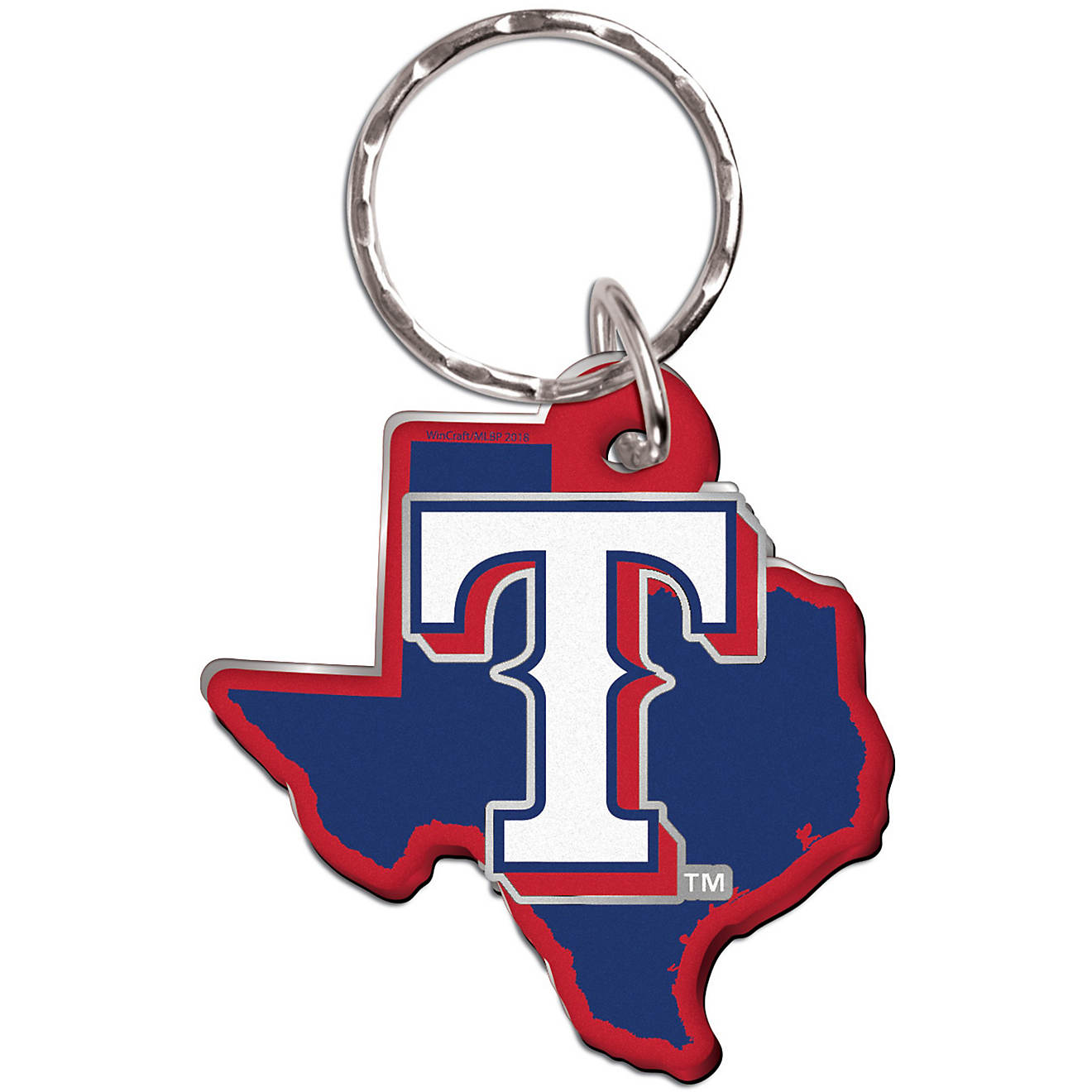 WinCraft Texas Rangers State Shape Key Chain                                                                                     - view number 1