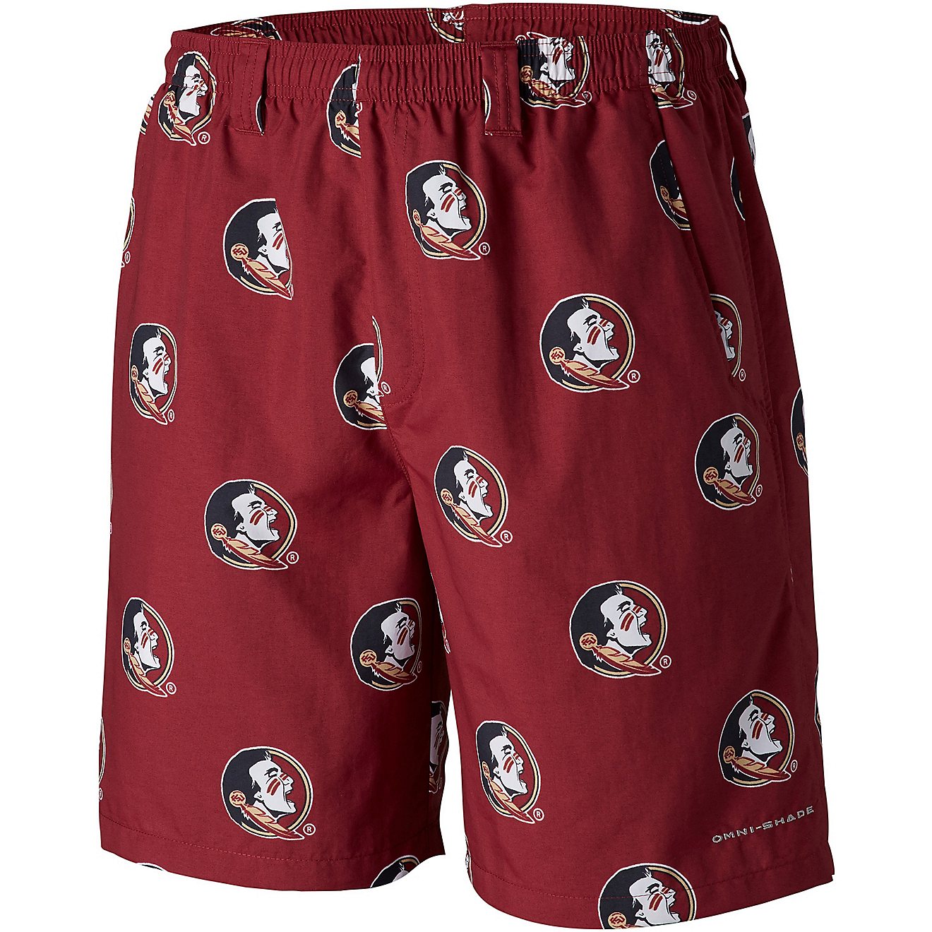 Columbia Sportswear Men's Florida State University Backcast II Printed Shorts                                                    - view number 5