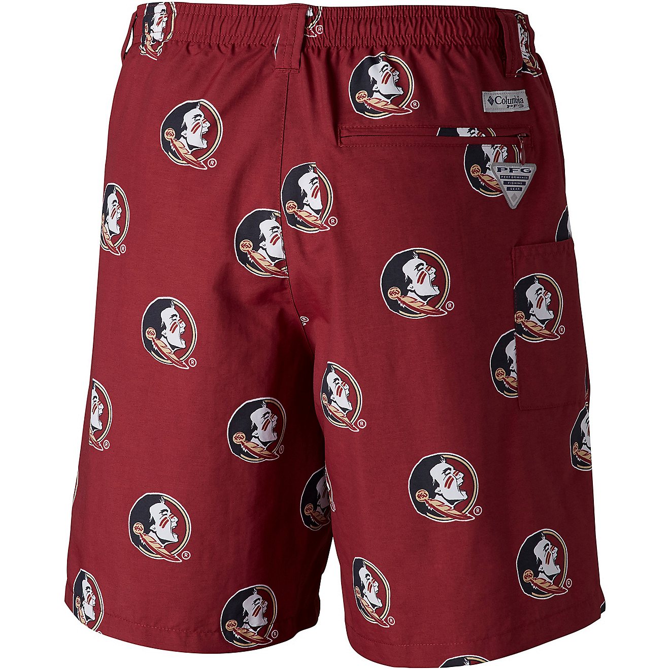 Columbia Sportswear Men's Florida State University Backcast II Printed Shorts                                                    - view number 6