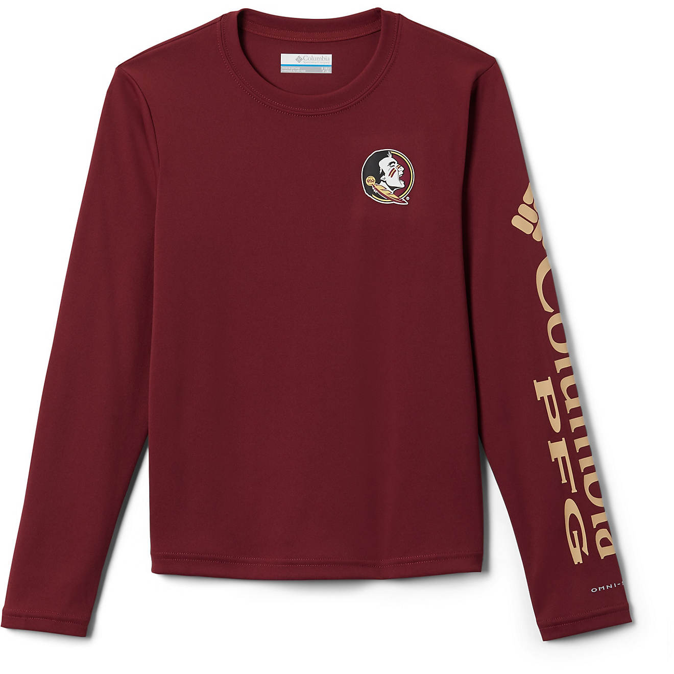 Columbia Sportswear Youth Florida State University CLG Terminal Tackle Long Sleeve T-shirt                                       - view number 1