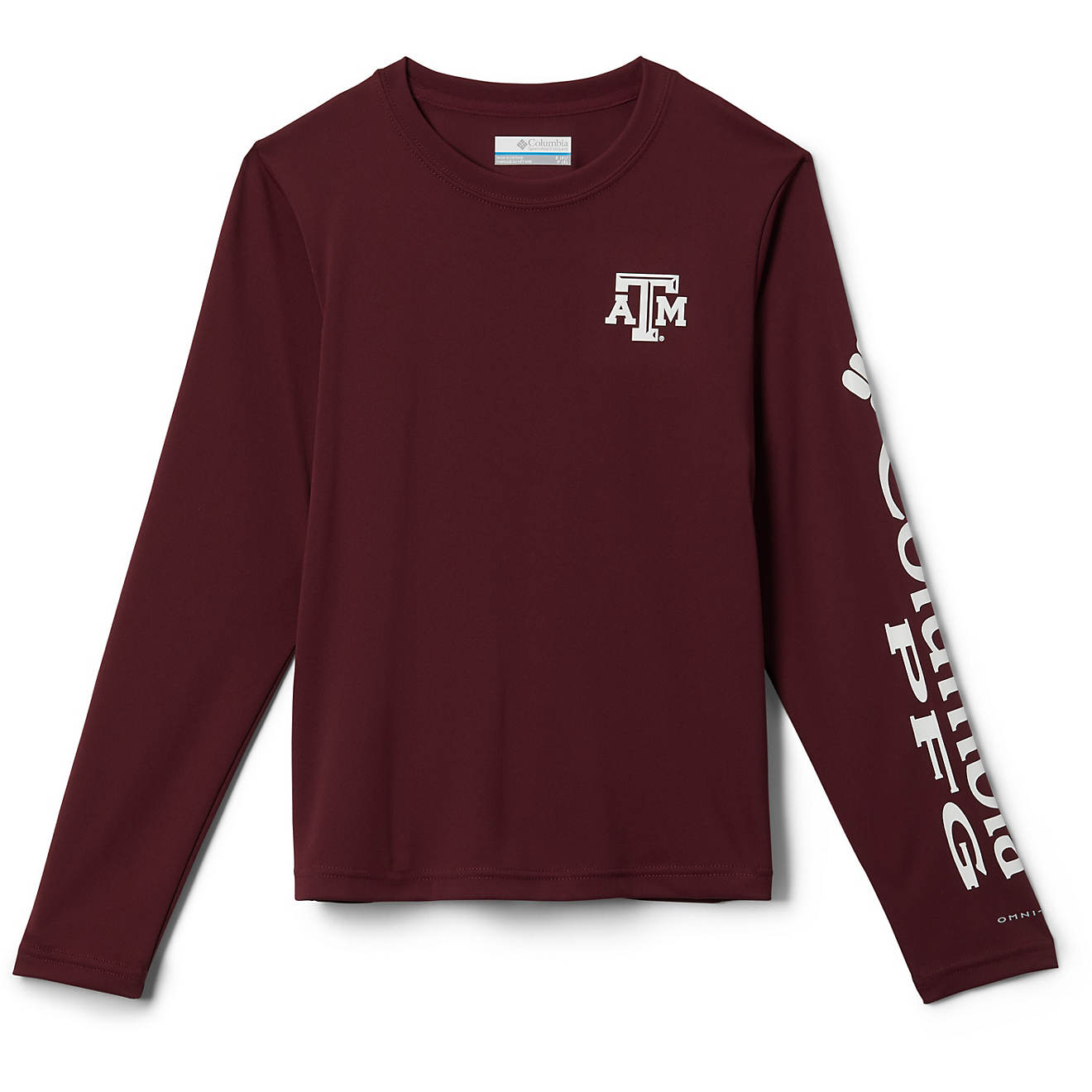 Columbia Sportswear Youth Texas A&M University CLG Terminal Tackle Long Sleeve T-shirt                                           - view number 1