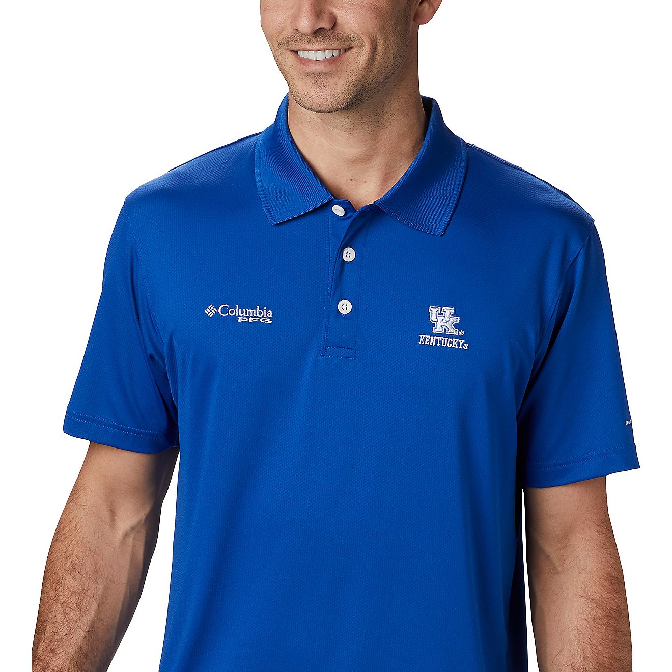 Columbia Sportswear Men's University of Kentucky CLG Skiff Cast Polo Shirt                                                       - view number 3