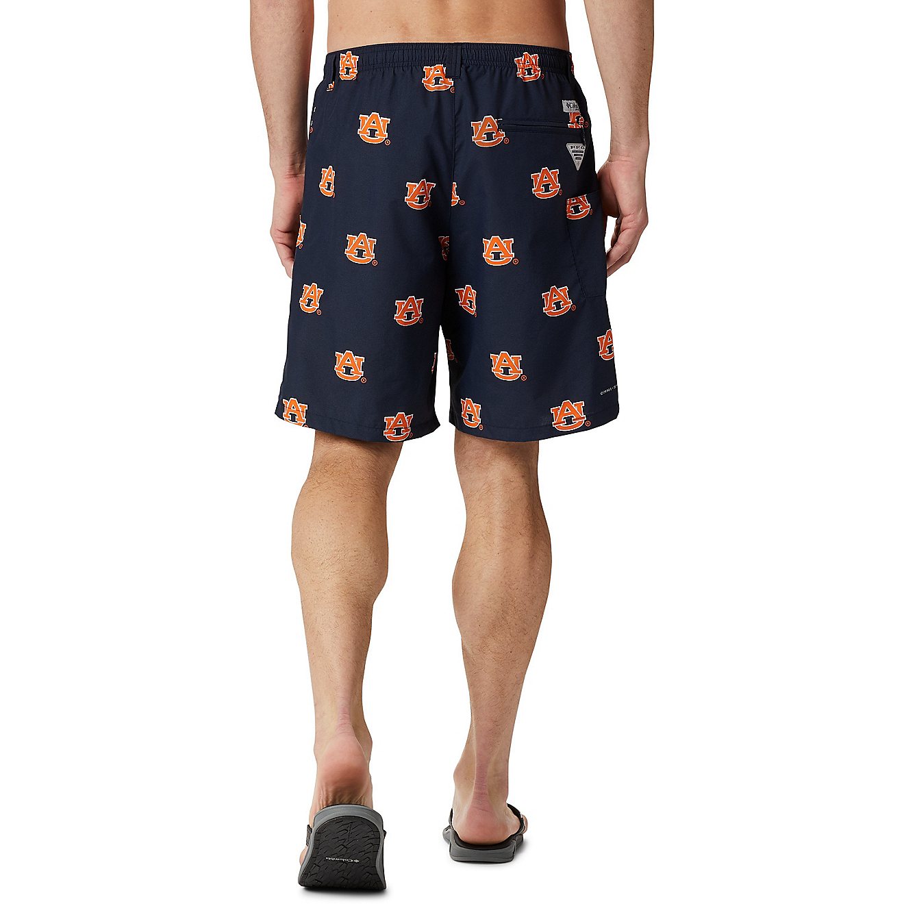 Columbia Sportswear Men's Auburn University Backcast II Printed Shorts                                                           - view number 2