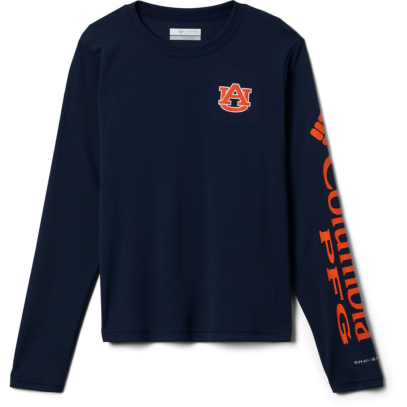 Columbia Sportswear Youth Auburn University CLG Terminal Tackle Long Sleeve T-shirt                                              - view number 1