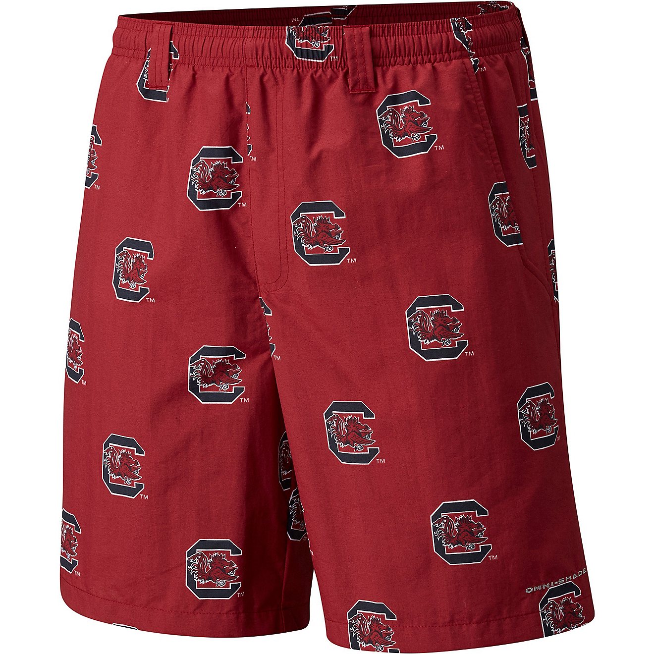 Columbia Sportswear Men's University of South Carolina Backcast II Printed Shorts                                                - view number 5