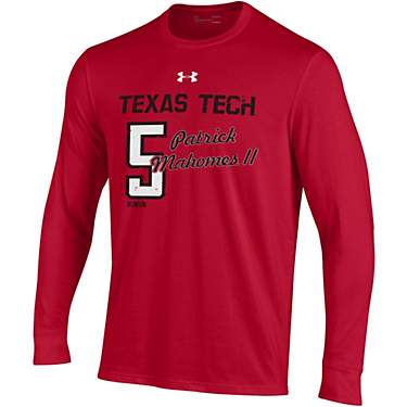 Under Armour Men's Texas Tech University Patrick Mahomes II 5 Long Sleeve T-shirt                                               