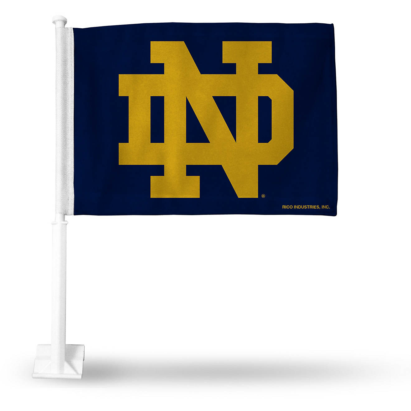Rico University of Notre Dame Car Flag                                                                                           - view number 1