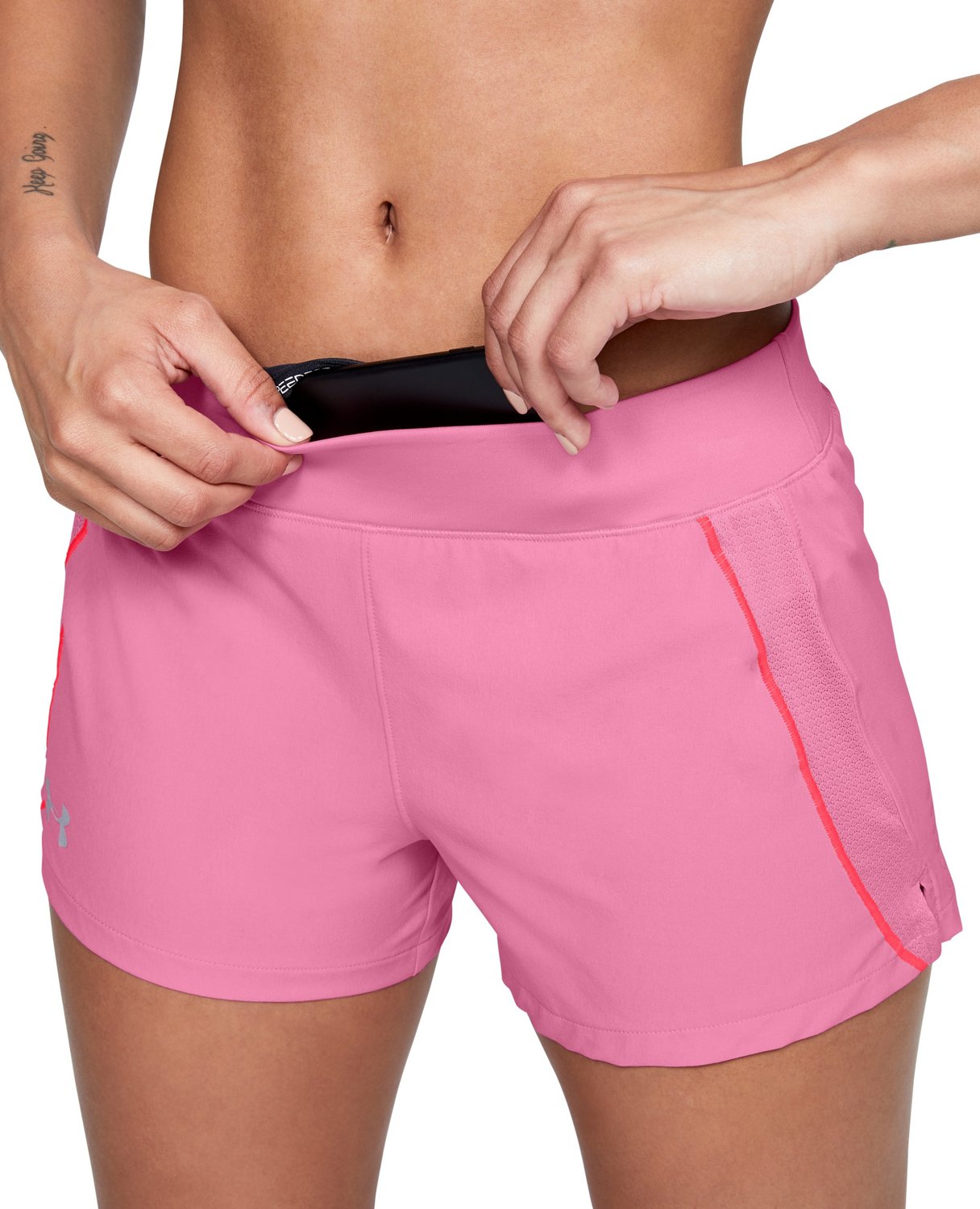under armour women's speedpocket shorts