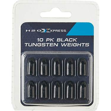 H2O XPRESS Tungsten Worm Weights 10-Pack                                                                                        