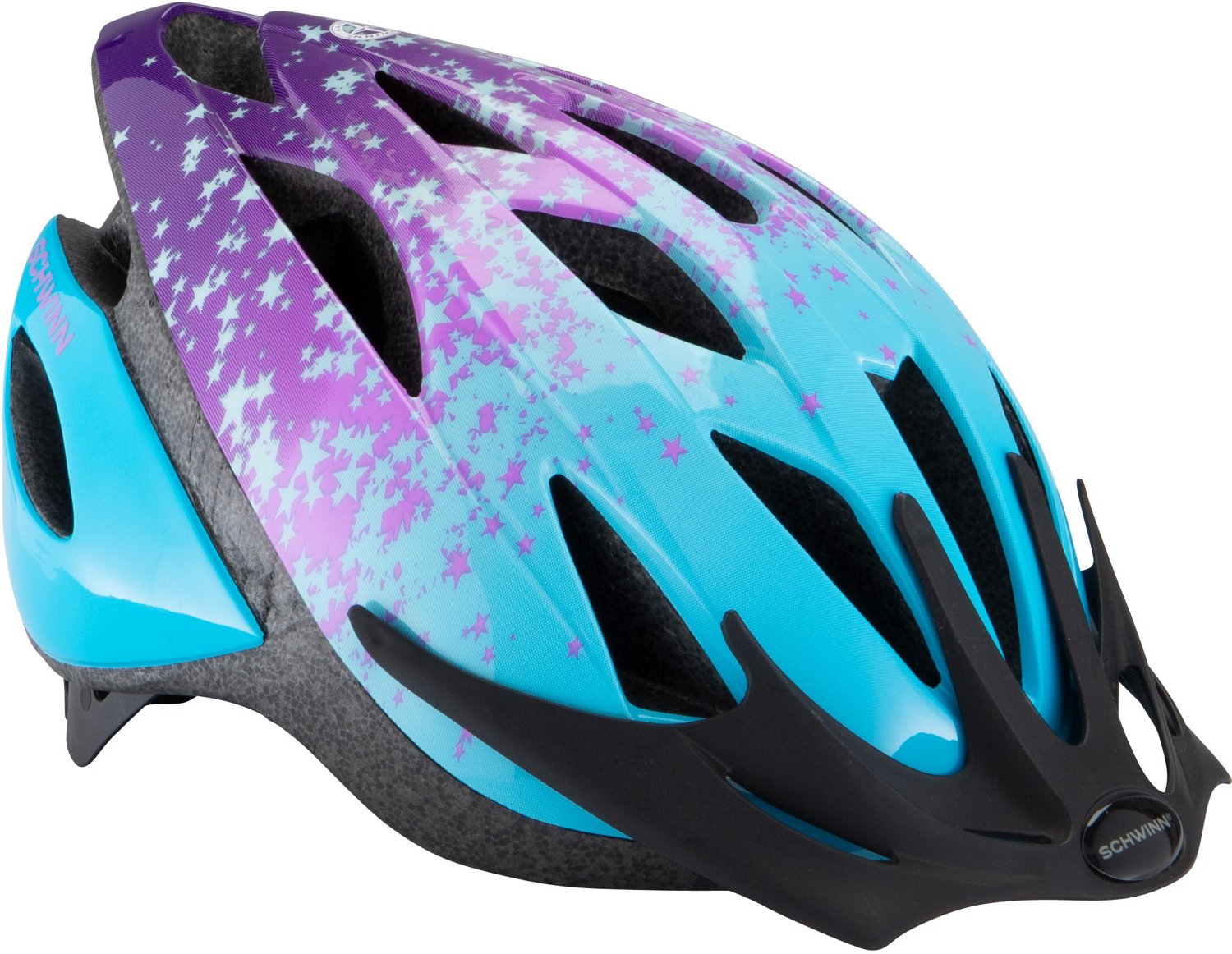 purple girls helmet