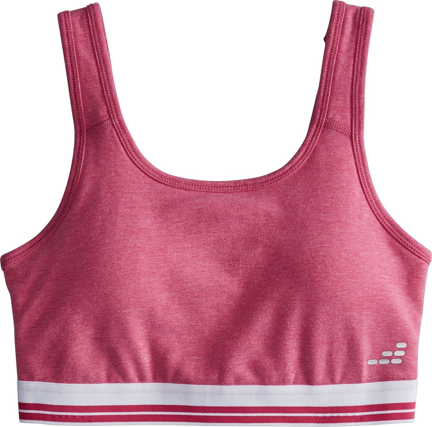 BCG Women's Athletic Comfy Cotton MidImpact Sports Bra Academy