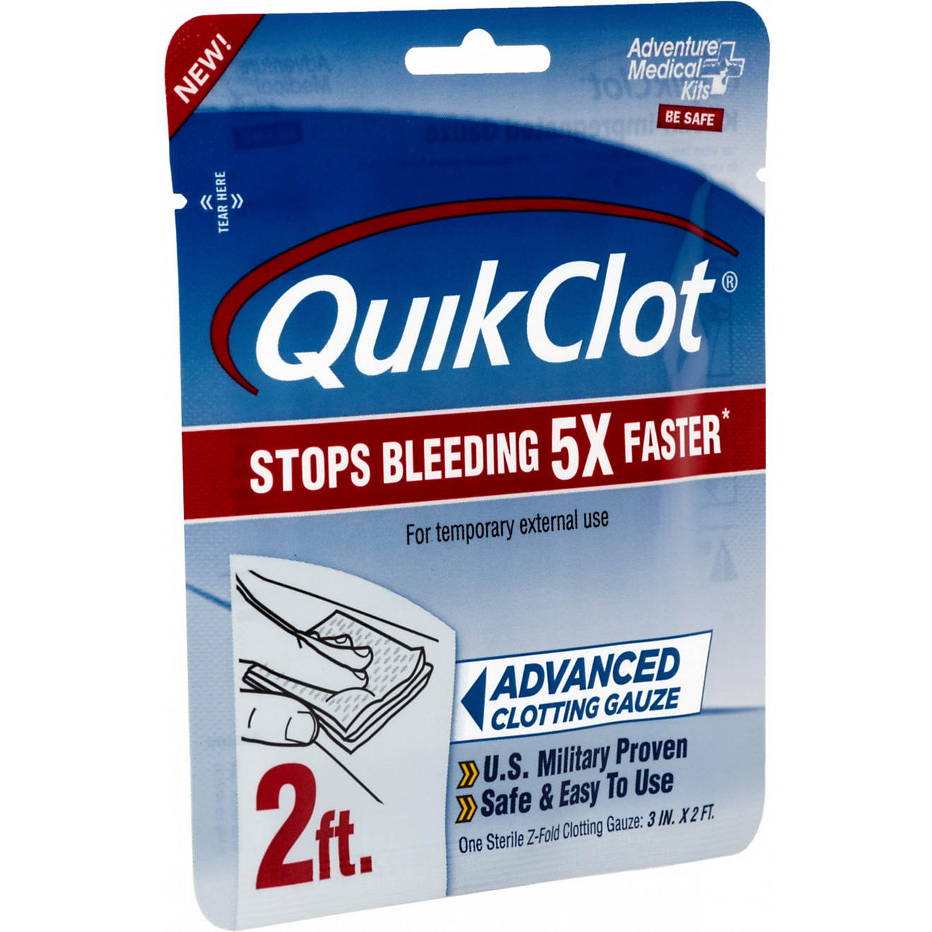 QuikClot Advanced Clotting Gauze                                                                                                 - view number 1