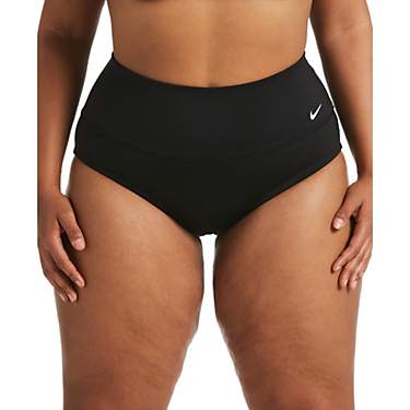 Nike Women's Essential High Waisted Plus Size Swim Bottoms                                                                      