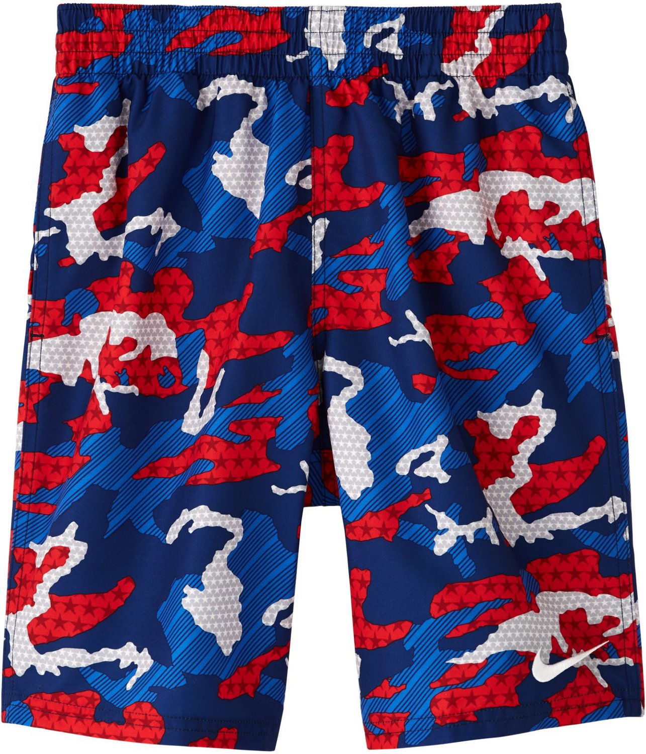 Nike Boys' Americana Camo Volley Swim Shorts Academy