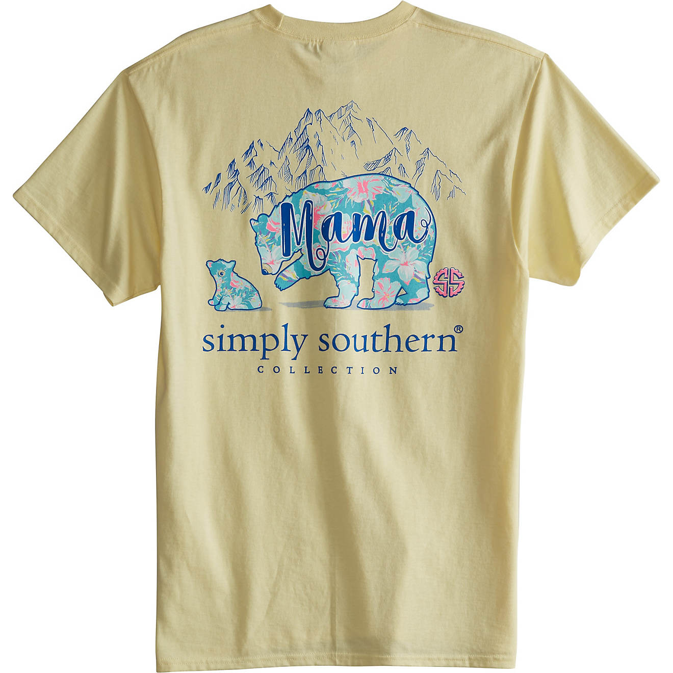Simply Southern Women's Mama Bear Graphic T-shirt                                                                                - view number 1