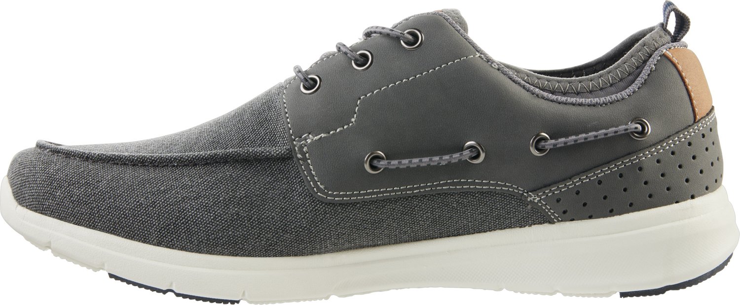 Magellan Outdoors Men's Mahi II Canvas Slip-On Boat Shoes | Academy