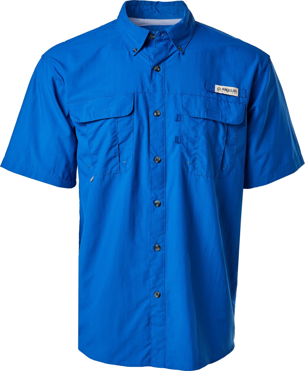 Magellan Outdoors Men's Laguna Madre Solid Short Sleeve