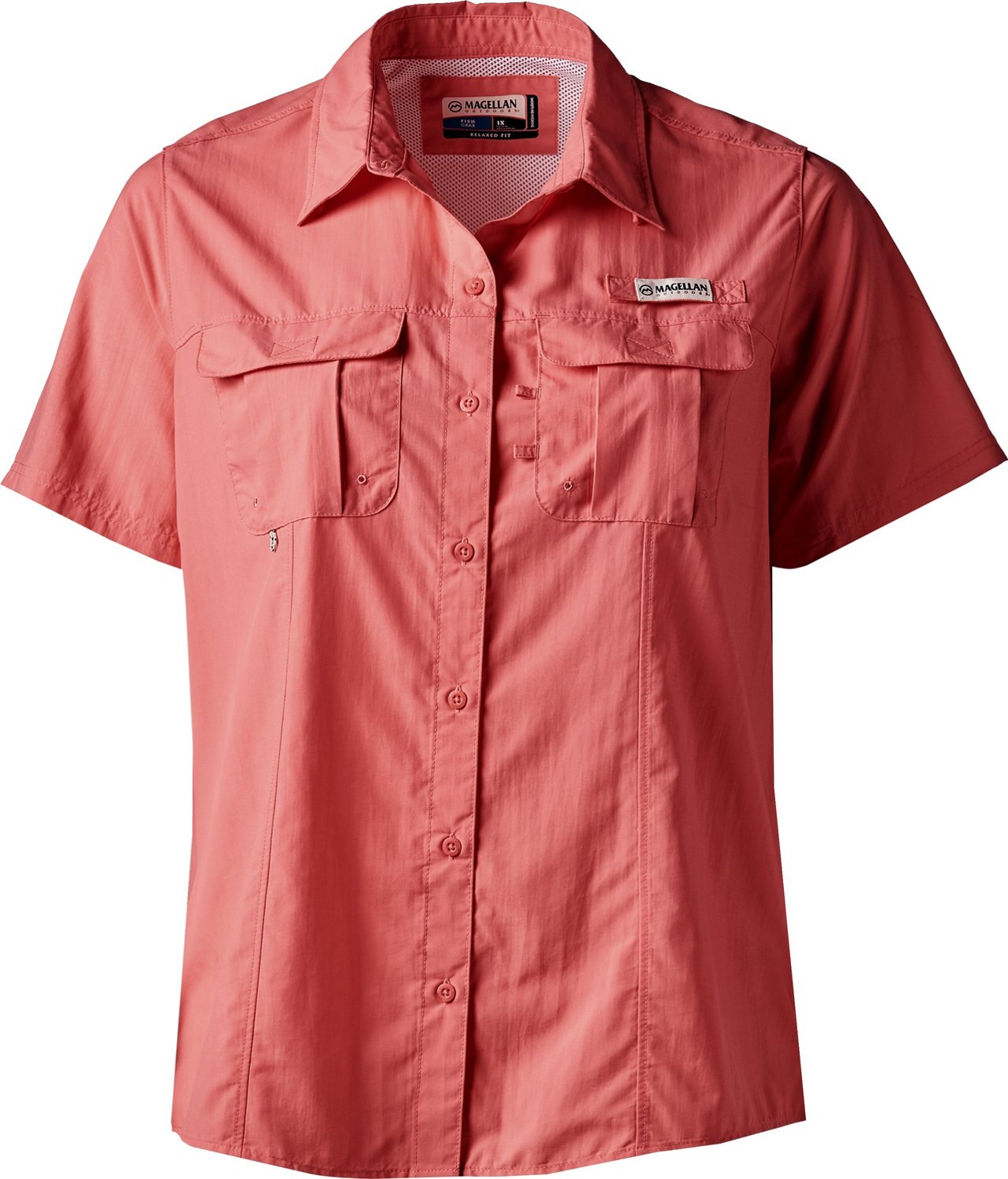 Magellan Outdoors Women's Laguna Madre Plus Size Fishing Shirt | Academy