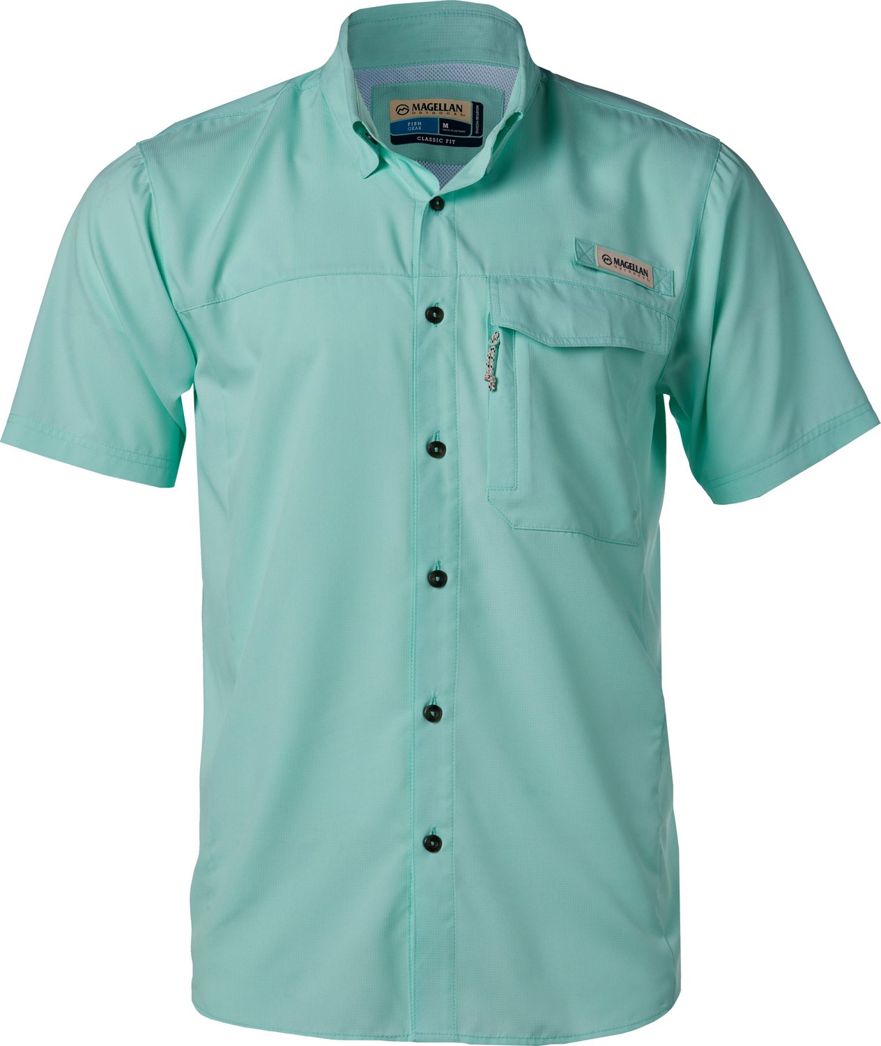 Magellan Outdoors Men's Caddo Lake Button Down Fishing Shirt                                                                    