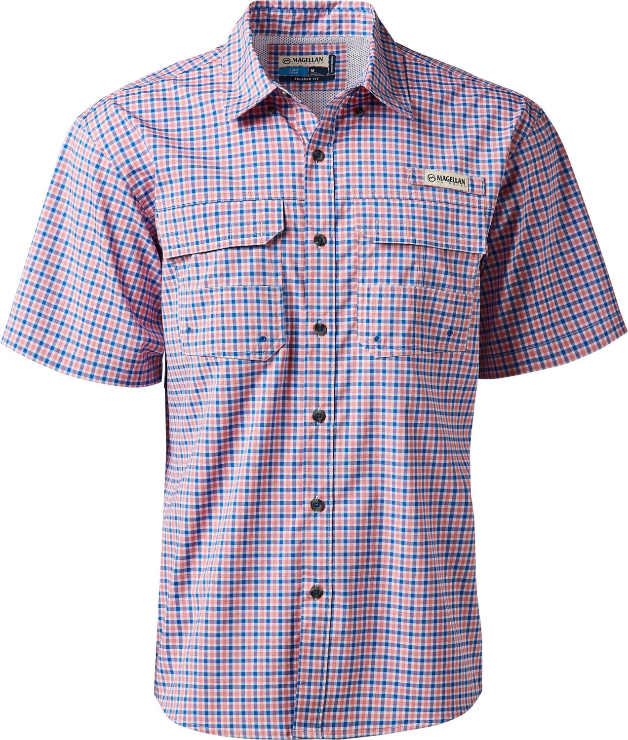 Magellan Outdoors Men's Sabine Pass Button Down Fishing Shirt | Academy