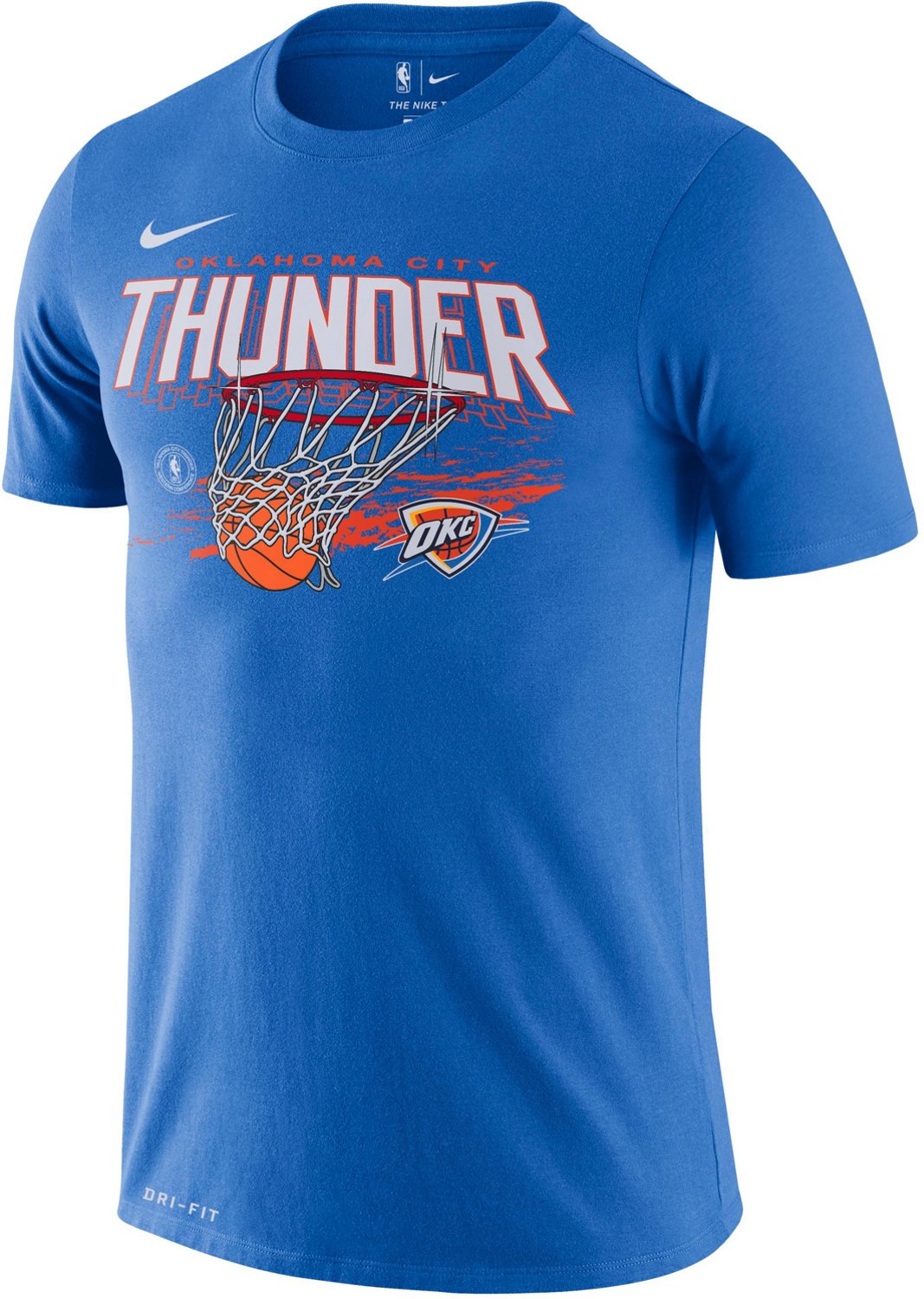 Nike Men's Oklahoma City Thunder Dri-FIT Fanwear Hoops T-shirt | Academy