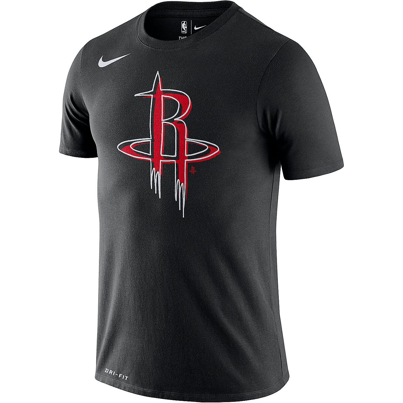 Nike Men's Houston Rockets Fanwear RP Logo T-shirt                                                                               - view number 1