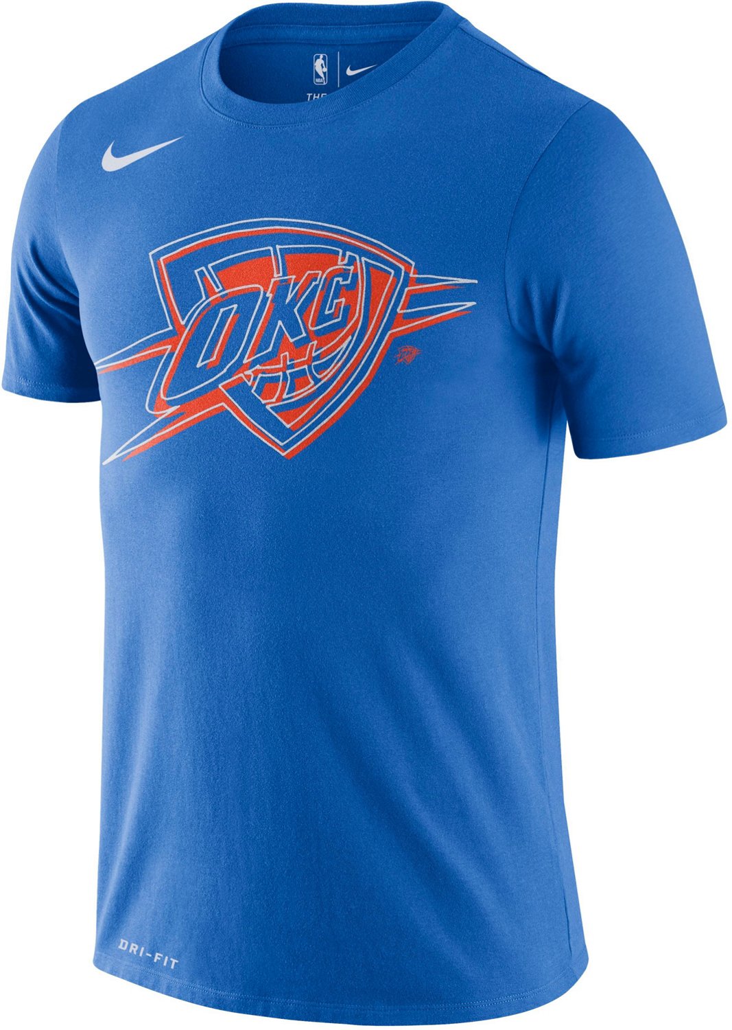Nike Men's Oklahoma City Thunder Fanwear RP Logo T-shirt | Academy