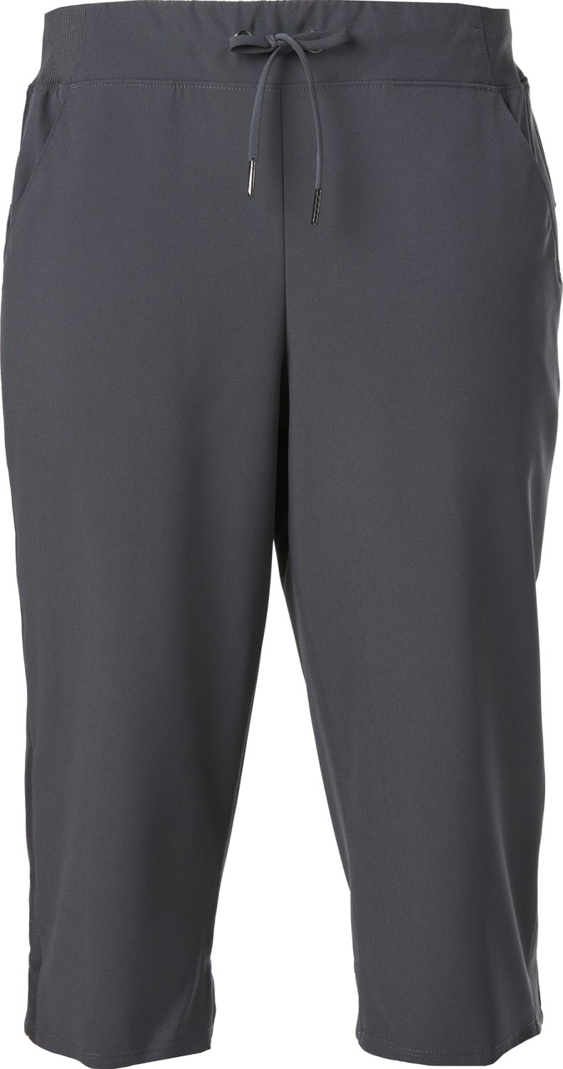 BCG Women's Woven Capri Leggings Academy