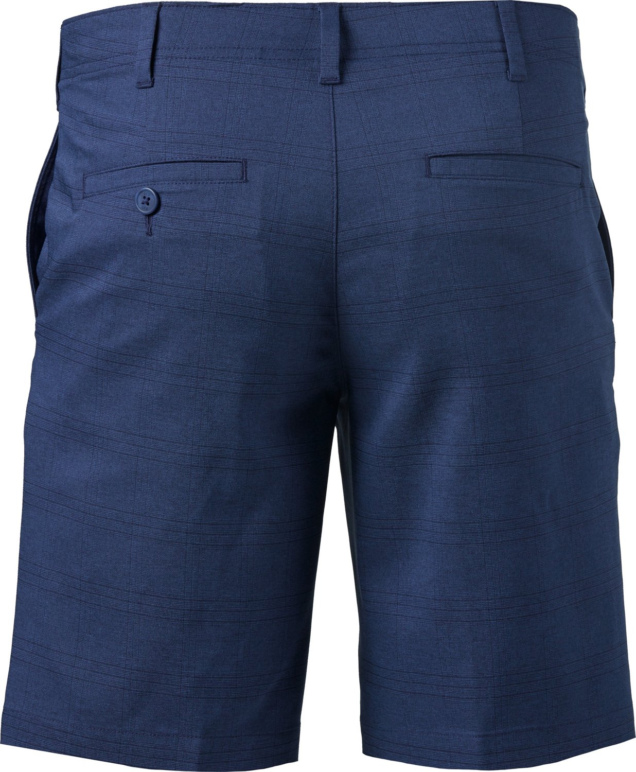 BCG Men's Essential Plaid Golf Shorts 10.5 in Academy