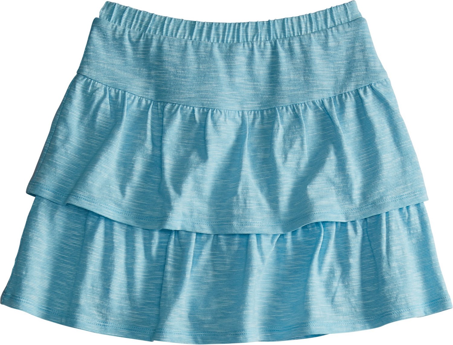 BCG Girls' Athletic Textured Ruffle Skort Academy