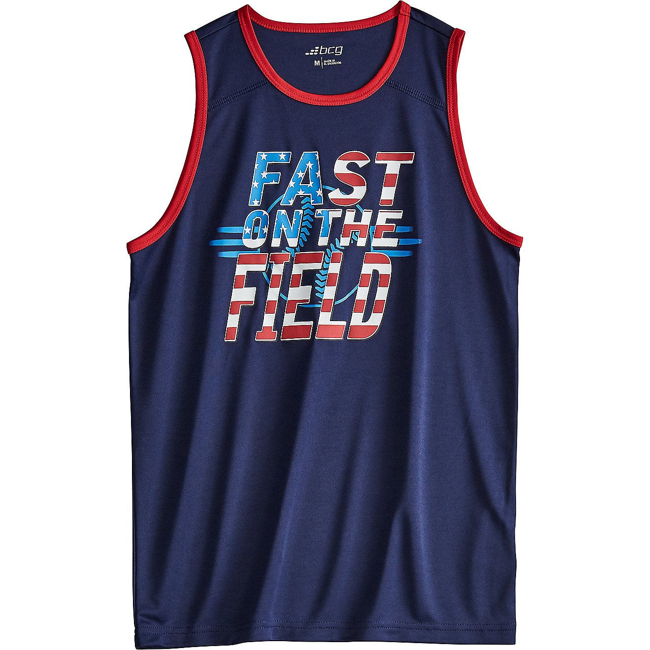 BCG Boys' Fast on the Field Athletic Graphic Tank Top                                                                            - view number 1