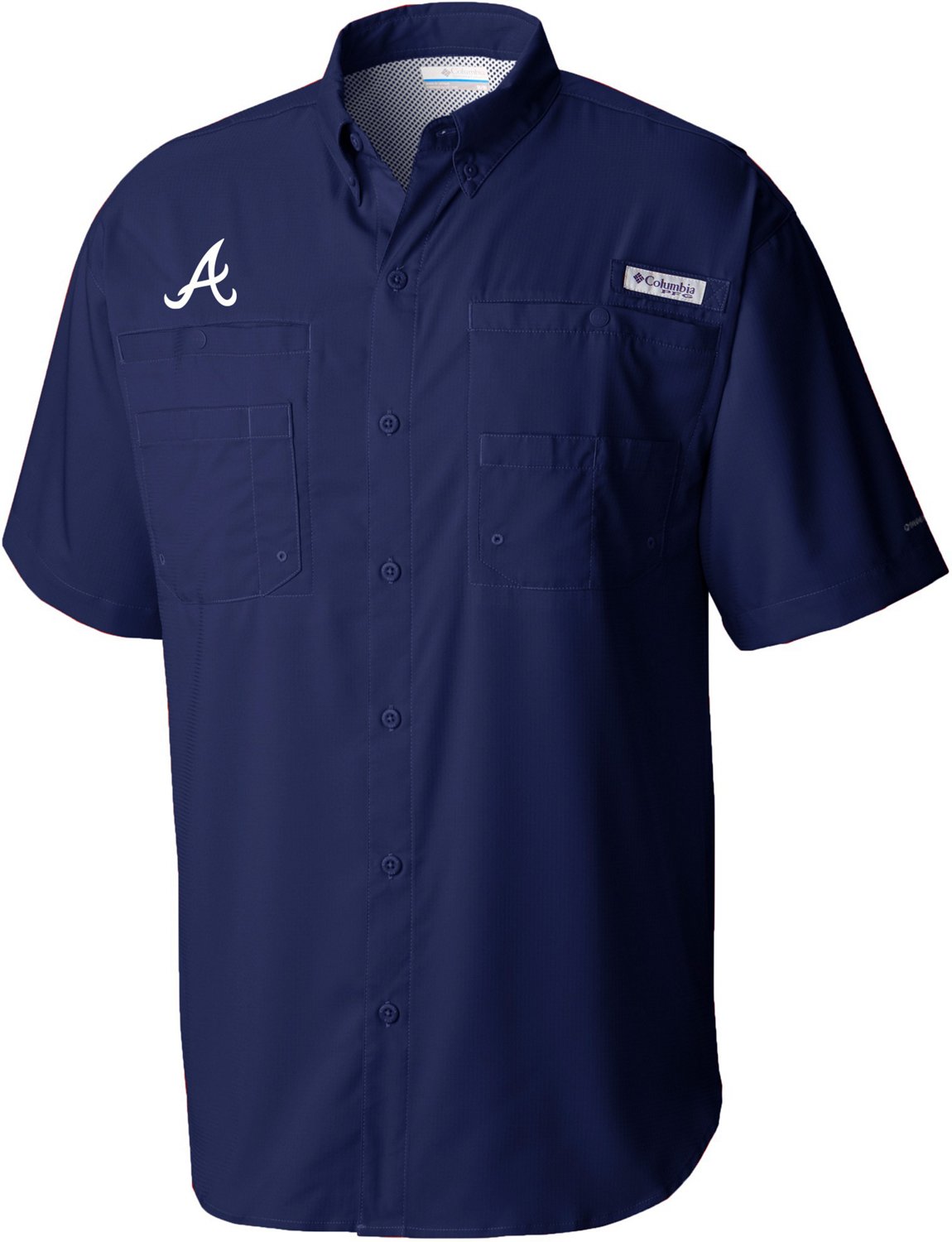  Columbia Sportswear Men s Atlanta Braves Tamiami Shirt Academy