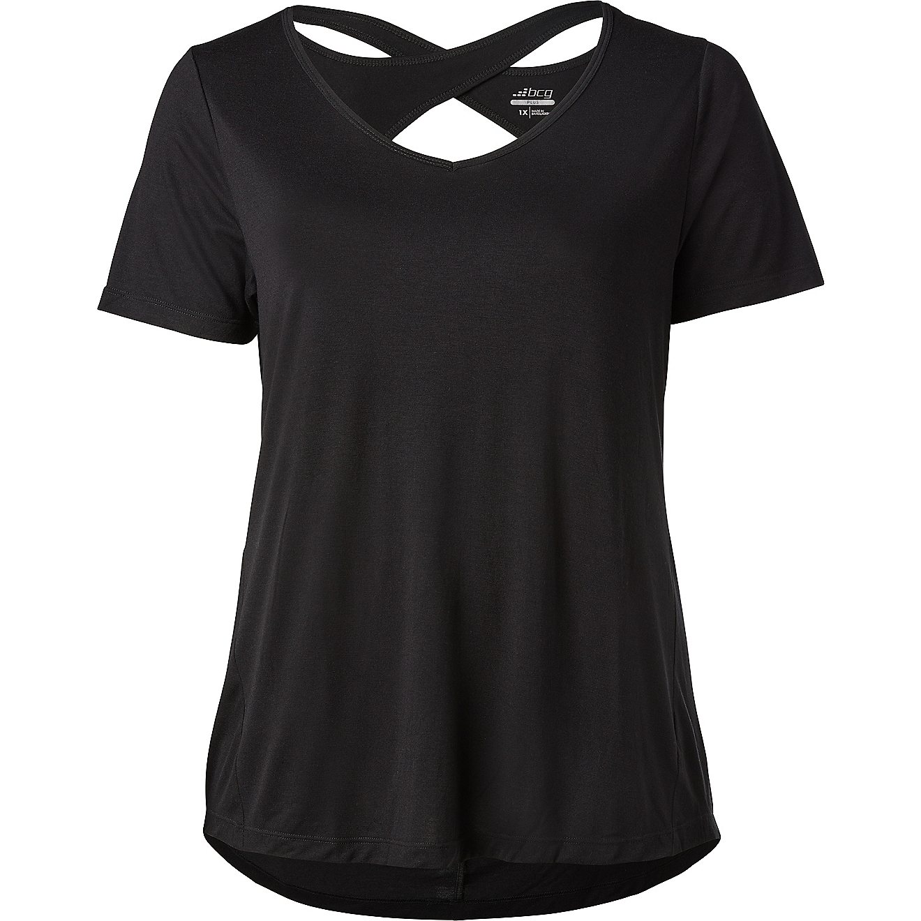 BCG Women's Athletic Open Back Infinity Plus Size T-shirt                                                                        - view number 1