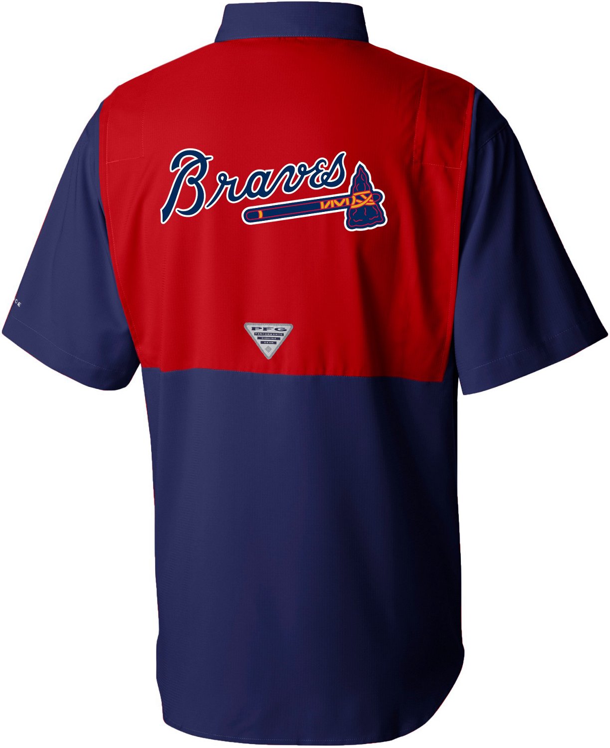 Columbia Sportswear Men's Atlanta Braves Color Block Tamiami Short ...